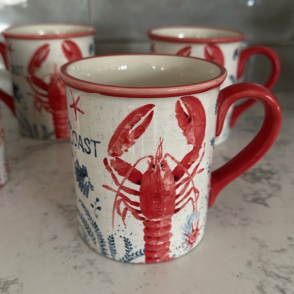 🎉HP🎉 Lobster4 Piece Mug Set - Picture 2 of 6